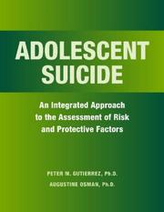 Cover of: Adolescent Suicide by Peter M. Gutierrez, Augustine Osman