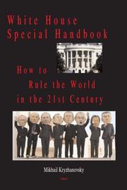Cover of: White House Special Handbook, or How to Rule the World in the 21st Century