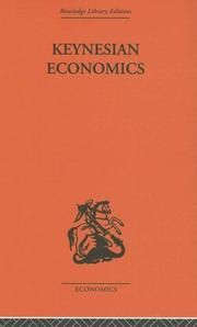 Keynesian economics by Alan Coddington