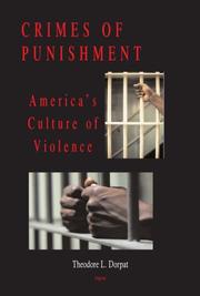 Cover of: Crimes of Punishment by Theodore L. Dorpat