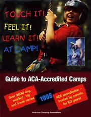 Cover of: Guide to Aca-Accredited Camps: Over 2000 Summer Programs! : 1998 (Guide to Aca-Accredited Camps)