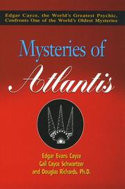 Cover of: Mysteries of Atlantis by Edgar Evans Cayce, Gail Cayce Shwartzer, Douglas Richards