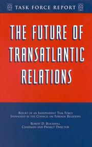 Cover of The Future of Transatlantic Relations