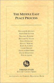 Cover of: The Middle East Peace Process (Editors' Choice Series)