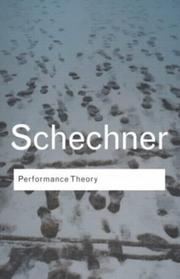 Cover of: Performance Theory (Routledgeclassics)