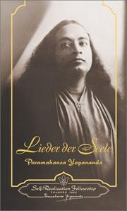 Cover of: Lieder der Seele by Yogananda Paramahansa