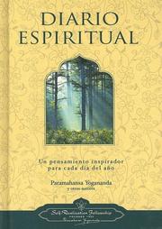 Cover of: Diario Espiritual: Un Pensamiento Inspirador Para Cada Dfa Del Ano