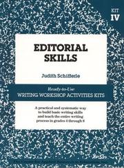 Cover of: Editorial Skills: Ready-To-Use Writing Workshop Activities Kit IV (Ready-To-Use Writing Workshop Activities Kits)