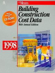 Cover of: Building Construction Cost Data, 1998 (Means Building Construction Cost Data)