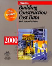 Cover of: Building Construction Cost Data 2000 (Means Building Construction Cost Data, 2000)