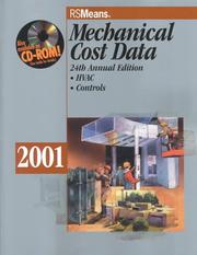 Cover of: Mechanical Cost Data 2001: HVAC, Controls (Means Mechanical Cost Data, 2001)
