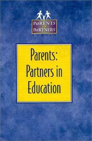 Cover of: Parents, Partners in Education