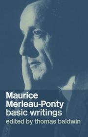 Cover of: Maurice Merleau-Ponty: Basic Writings