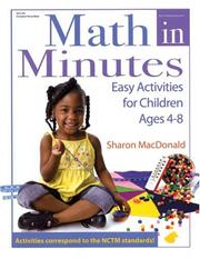 Cover of: Math in Minutes: Easy Activities for Children Ages 4-8