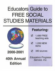 Cover of: Educators Guide to Free Social Studies Materials 2001-2002 (Educators Guide to Free Social Studies Materials)