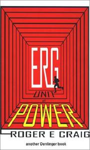 Cover of: Unit of Power Erg