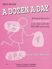 Cover of: A Dozen a Day (Technical Exercises for the Piano)
