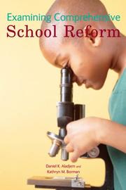 Cover of: Examining Comprehensive School Reform by Kathryn M. Borman