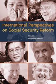Cover of: International Perspectives on Social Security Reform | Rudolph G. Penner