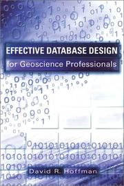 Effective Database Design for Geoscience Professionals by David R. Hoffman