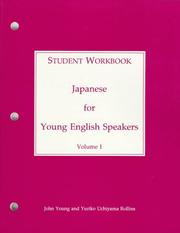 Cover of: Japanese for Young English Speakers: Student Workbook (Japanese for Young English Speakers)