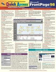 Cover of: Rea's Quick Access Front Page 98 (Quick Access Computer Reference Charts)