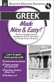 Cover of: Greek Made Nice & Easy (Languages Made Nice & Easy)