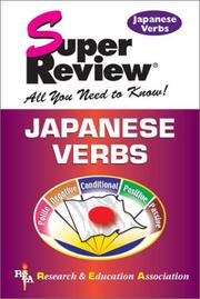 Cover of: Japanese Verbs (Super Reviews)