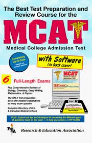 Cover of: The Best Test Preparation and Review Course for the McAt: With Computer Disks for Both Windows & Macintosh (Professional School Admission Tests)