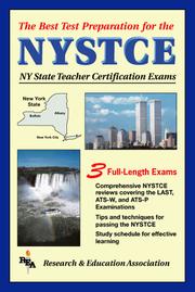Cover of: The Best Test Preparation for the NYSTCE-New York State Teacher by Research & Education Association