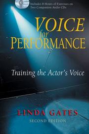 Cover of: Voice For Performance: Training the Actor's Voice