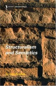 Cover of: Structuralism and Semiotics (New Accents) | Terence Haw