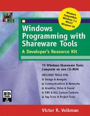 Cover of: Windows Programming with Shareware Tools