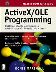 Cover of: Activex/Ole Programming: Building Stable Components With Microsoft Foundation Class