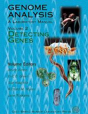 Cover of: Genome Analysis: A Laboratory Manual : Detecting Genes (Genome Analysis)