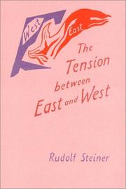 Cover of: Tension Between East and West by Rudolf Steiner