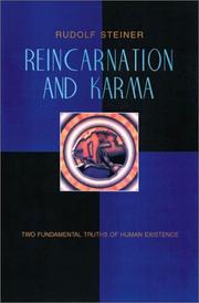 Cover of: Reincarnation and Karma | Rudolf Steiner
