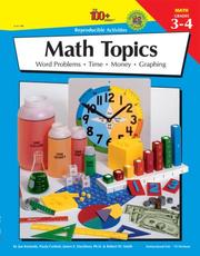 Cover of: The 100+ Series Math Topics, Grades 3-4 (100+ Series)