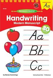 Cover of: Handwriting Homework Booklet, Modern Manuscript