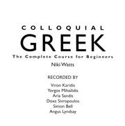 Cover of: Colloquial Greek by Niki Watts