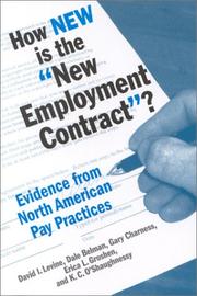 Cover of: How New Is the "New Employment Contract?": Evidence from North American Pay