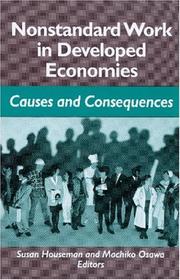 Cover of: Nonstandard Work in Developed Economies | 