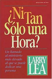 Cover of: ¿ni Tan Sólo Una Hora?
