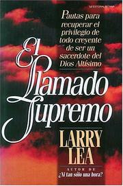 Cover of: El Llamado Supremo