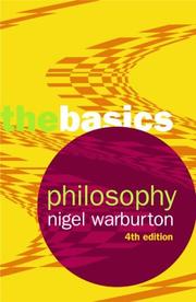 Cover of: Philosophy by N. Warburton