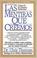 Cover of: Las Mentiras Que Creemos