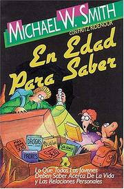 Cover of: En Edad Para Saber by Y. F. Ridenour, Michael W. Smith