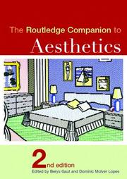 Cover of: The Routledge companion to aesthetics