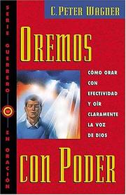 Cover of: Oremos con poder by Peter C. Wagner