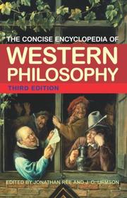 Cover of: The Concise Encyclopedia of Western Philosophy by Jonathan Ree